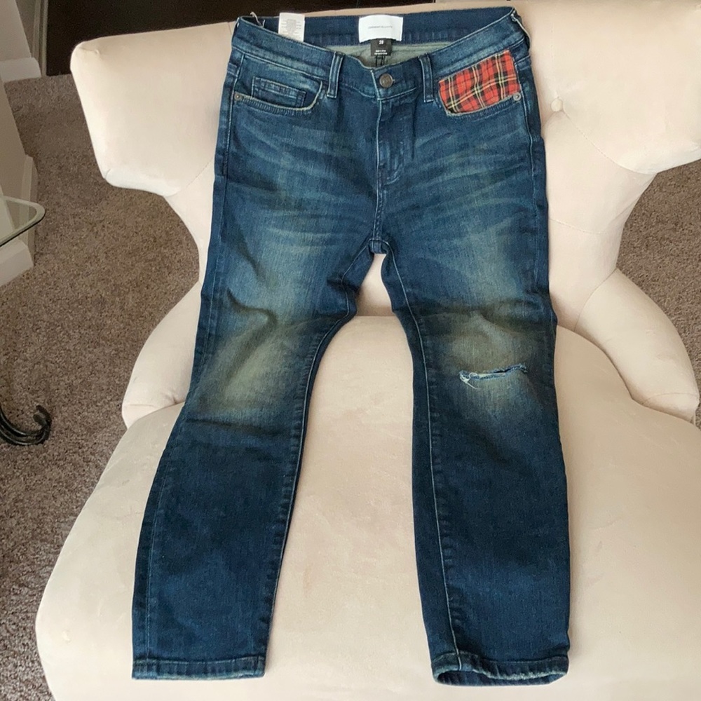 classic pair of straight jeans, vintage inspired